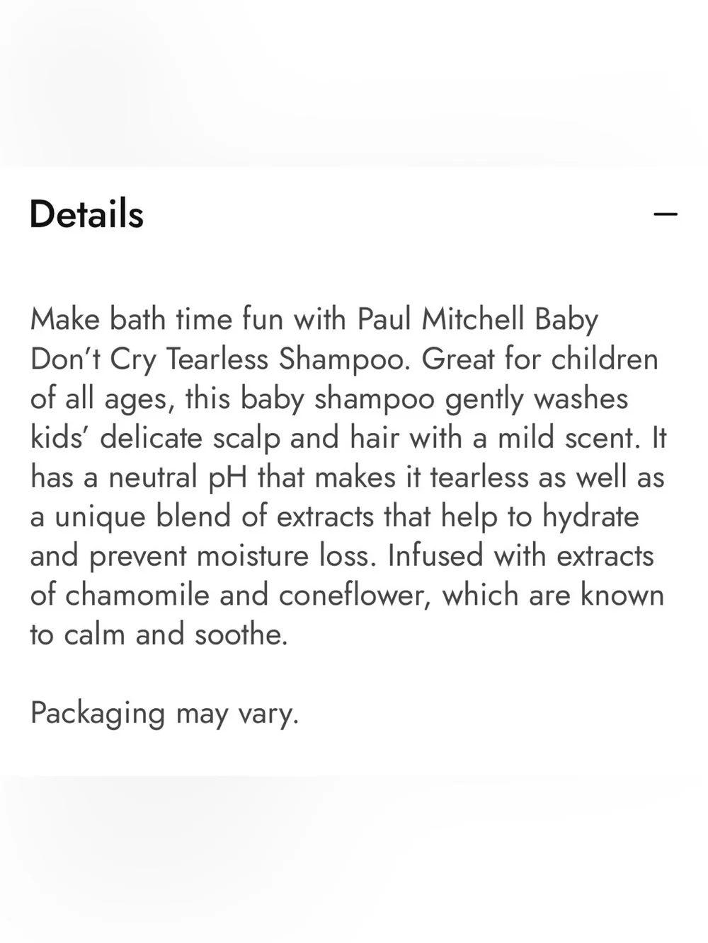 Paul Mitchell Kids Tearless shampoo    1 Liter